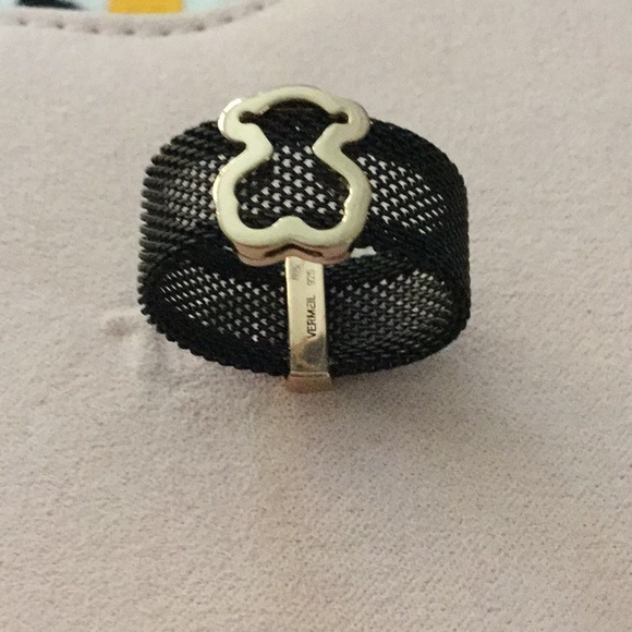 ❤️❤️ SOLD ❤️❤️ Tous Mesh Rose Gold Vermeil Ring - Picture 2 of 8